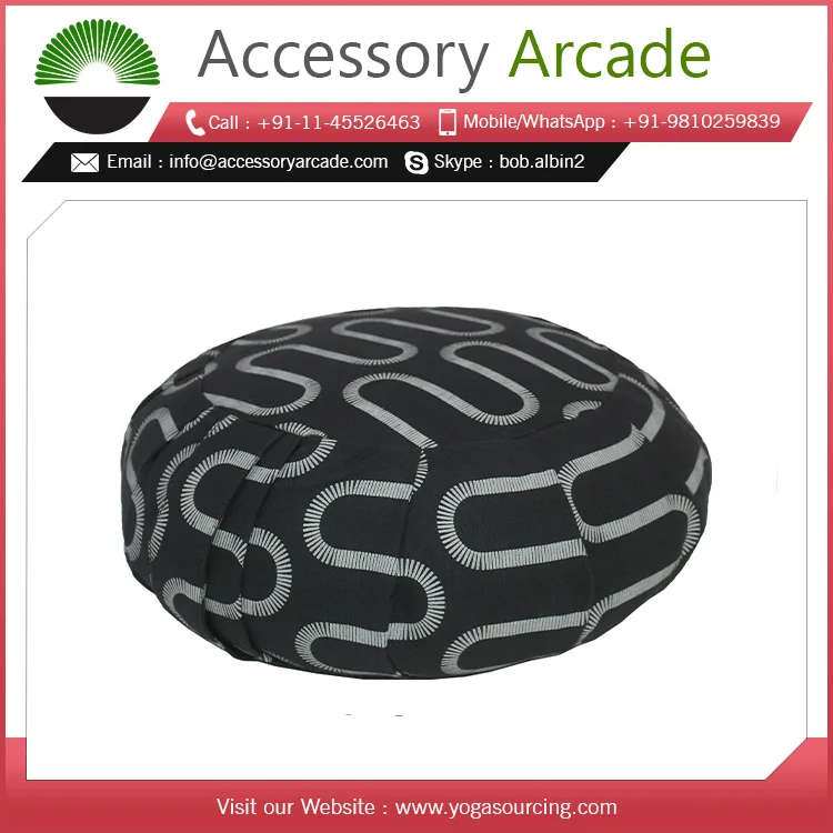 Brand New High Quality Meditation Round Pleated Cushion Available In