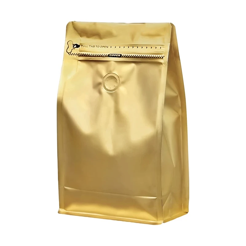 100g 250g 500g 1kg 12 Oz Coffee Bean Packaging Bags Coffee Bag With