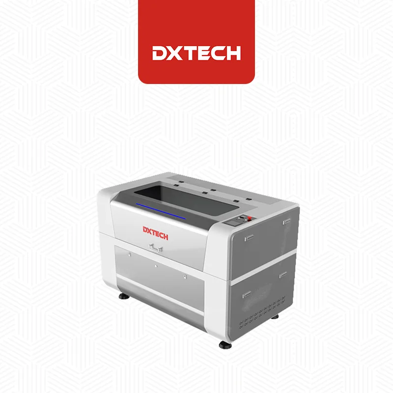 For DXTECH Auto Position CO2 Laser Cutting Machine Glass Geramics for Decoration for Wood Paper Supports LAS DST DXF Graphic For