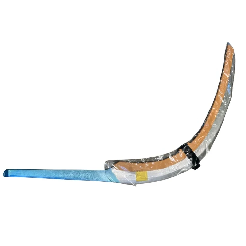 Blue Industrial Grade Palm Sickle Farm Tool with Fiberglass/Wood Handle Carbon Steel Blade