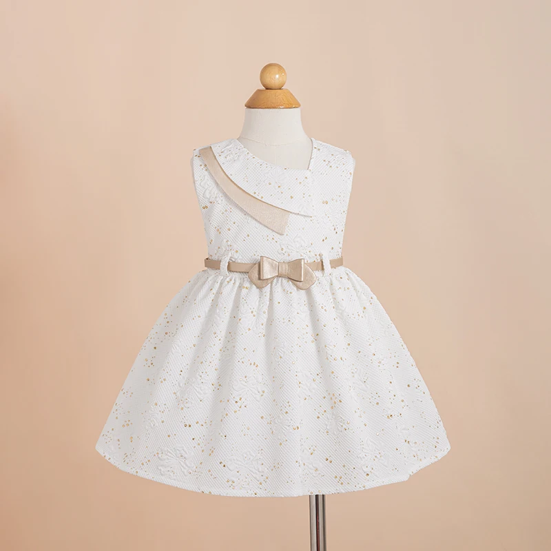 Girls Frocks Party Dress Casual Kids Wear Flower Girls Dresses Smocked