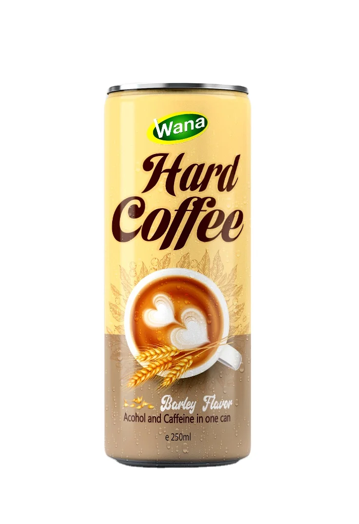 Жесткий кофе OEM со вкусом ячменя в алюминиевой консерве 320