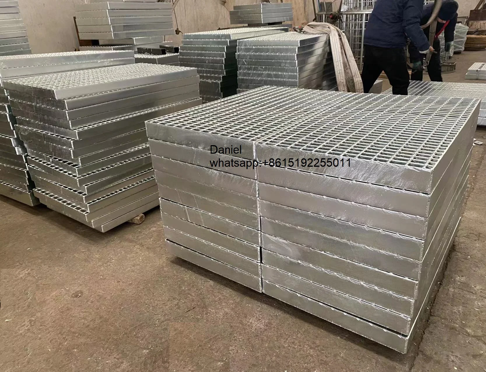 Galvanized Bridge Catwalk Platform Walkway Steel Grating