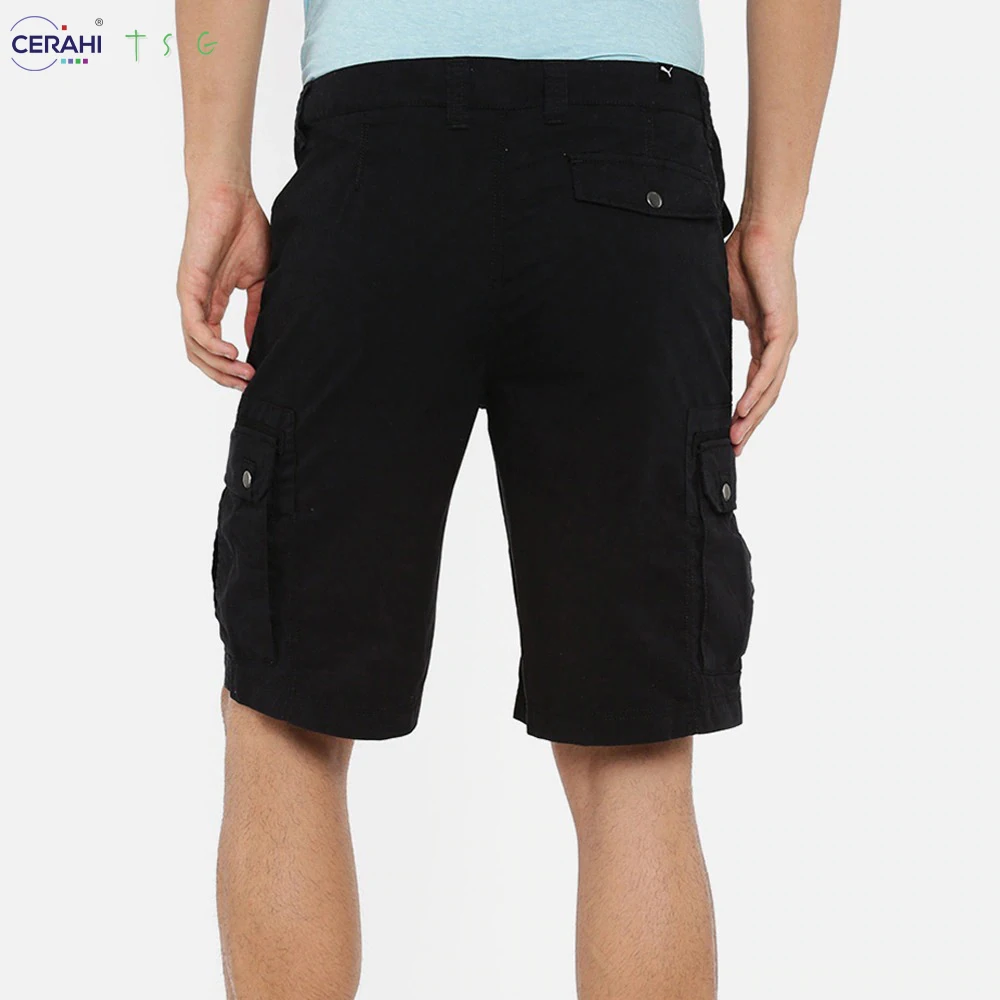 New Arrival Men Shorts Solid Color Outdoor Cargo Shorts Knee Length High Cargo Shorts On Sale