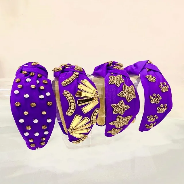 Mokkia - Fascia per capelli di Mardi Gras, accessori per donne, con