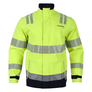 Customized Designed for comfort Safety Jackets Reflective Work Construction Work Safety Winter Jackets