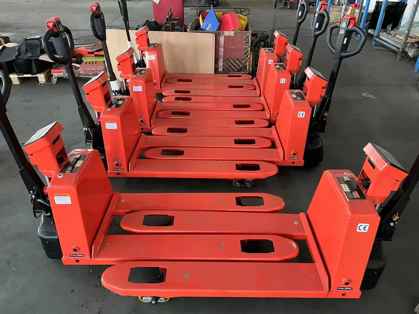 Electric Pallet Forklift Lithium Battery 2000kg Full Electric Pallet