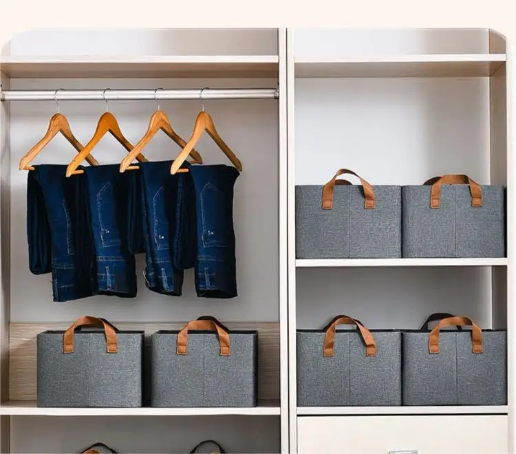 Wardrobe Storage Box Pants Clothes Clothes Storage Box Fabric Foldable
