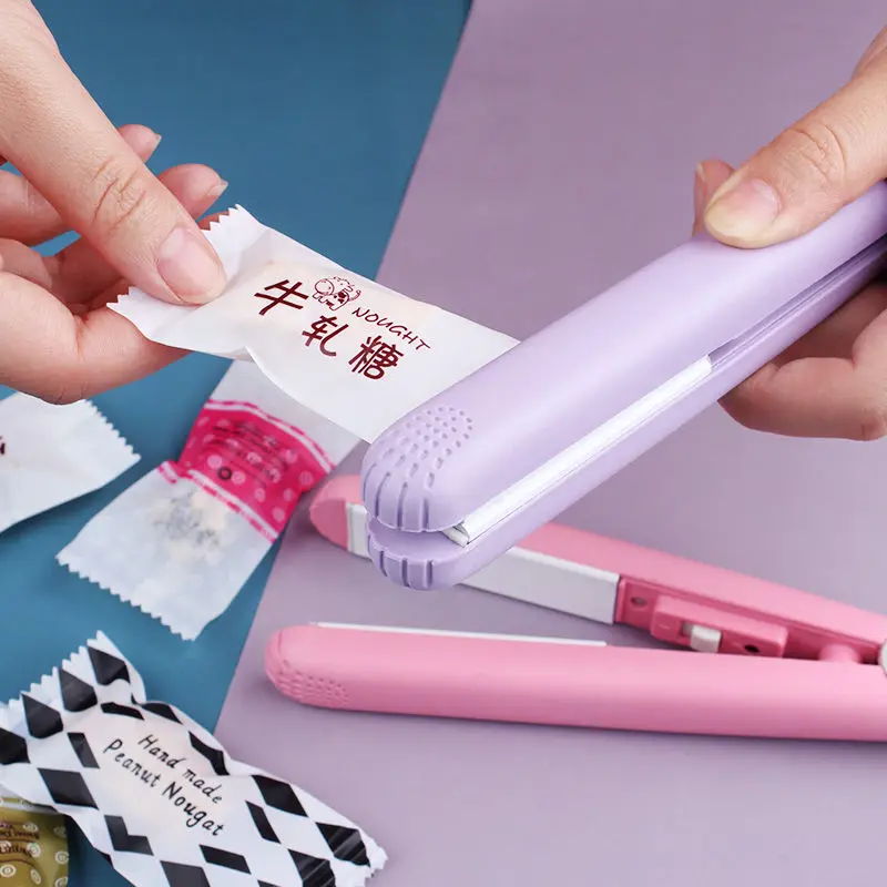 Household Portable Mini Sealing Machine Snack Mini Heat Seal Clip Machine