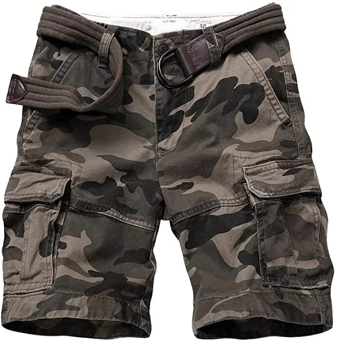 Mens Cargo Shorts Short Working Pants Men Workwear Casual Work Shorts ...