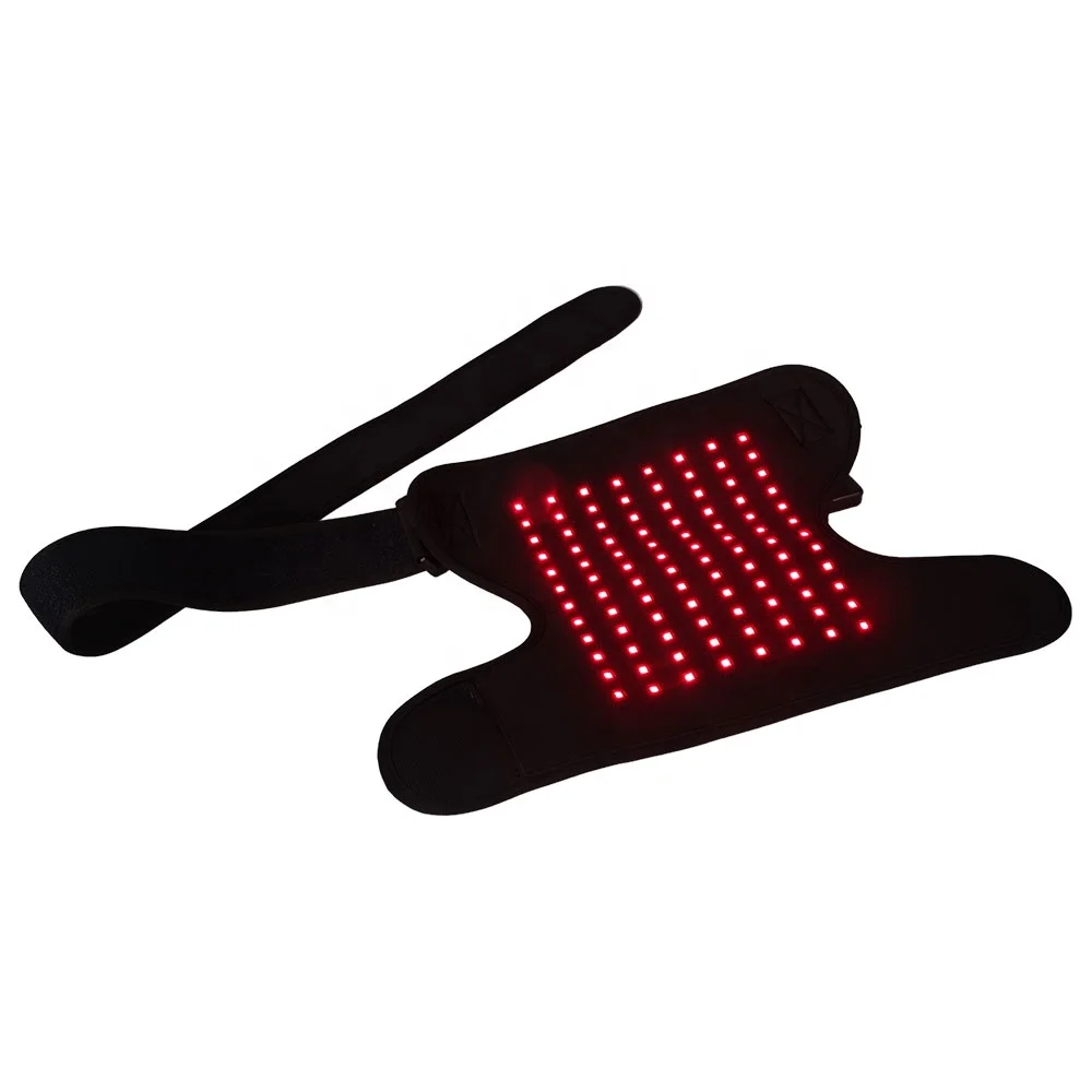 ODM OEM Led Light Therapy Device Pain Relief Heating Pad 660nm 850nm Red Infrared Light Belt Wrap for Shoulder manufacture