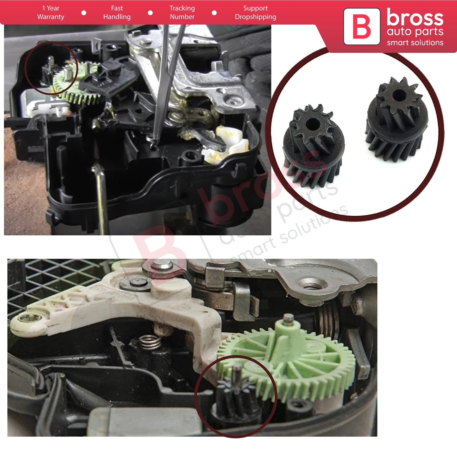 Kit De Reparación De Resorte De Cerradura De Puerta Izquierda Para Mercedes-Benz Clase E W211