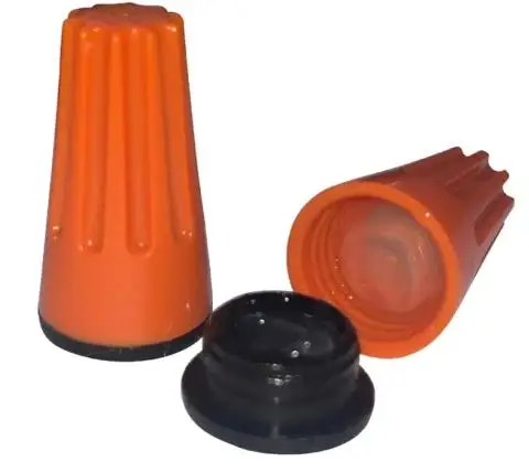 Водонепроницаемый винтовой соединитель для проводов концевые клеммные блоки закрытая гайка с герметичным клеем