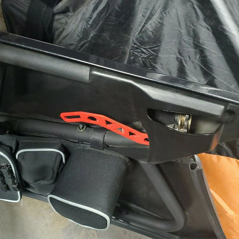 Mictuning Utv Pair Red Grab Door Handles Of Metal Custom Door Latches