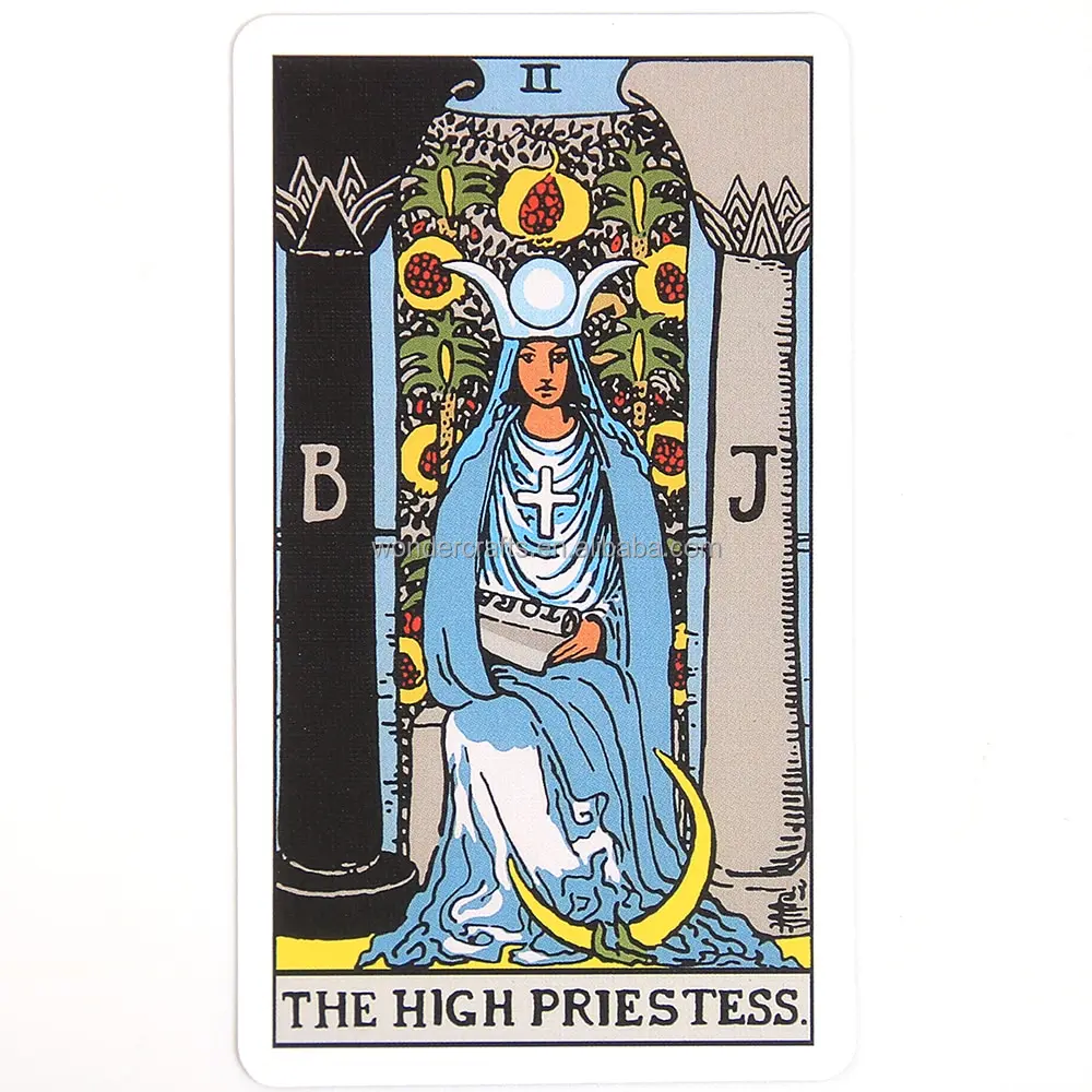 Qualis 78-teiliges Tarot-Karten-Set Für Einsteiger – Inklusive 100-seitigem Guidebuch Im Violetten Sternen-Design – Original Pamela Colman Tarot-Deck