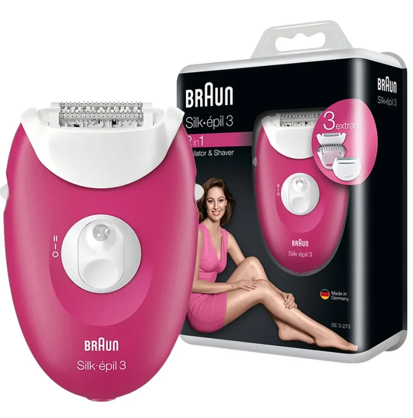 Braundepiladora De Seda Con Cable,3420,Raspberry Pink,Incluye