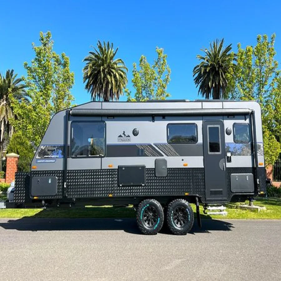 Australian Standards 4X4 Off-Road Camper RV Caravan Trailer With Shower ...