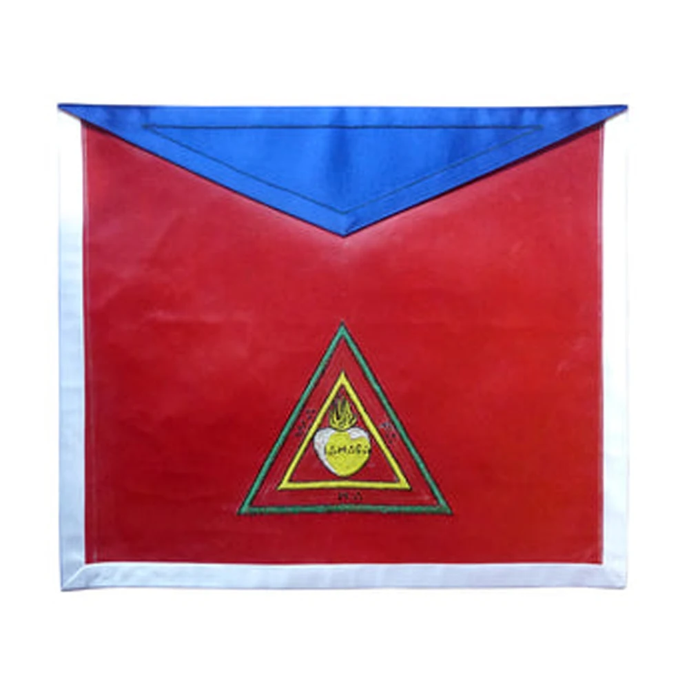17th Degree Scottish Rite Masonic Apron [maroon & Gold] Buy Masonic