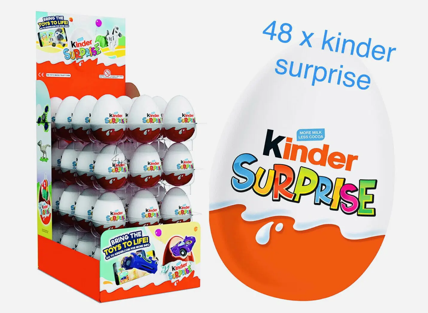Buy Ferrero Kinder Joy / Kinder Surprise Chocolate Eggs In Bulk