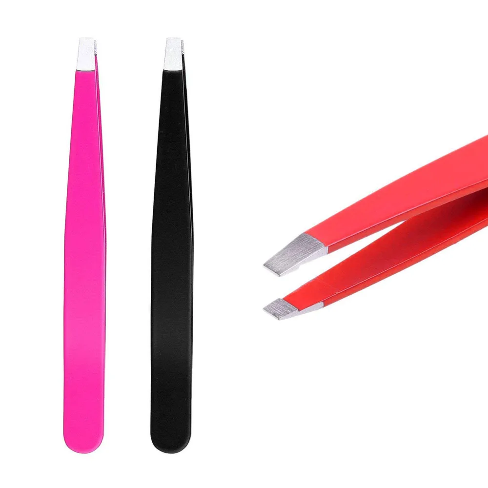 Nano Fiber Tip Lash Extension Tweezers Professional Private Logo L Type ...