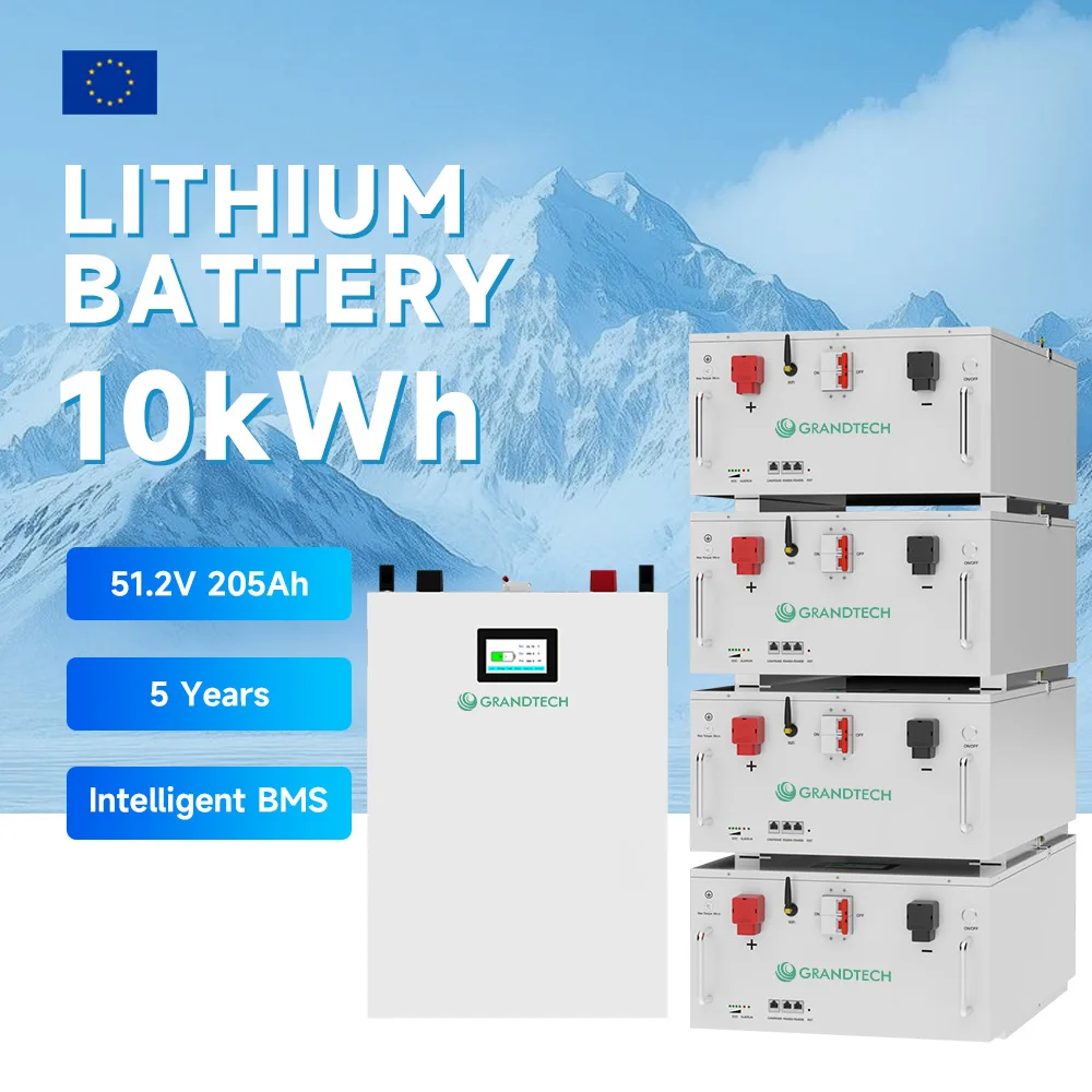 Power Wall Lifepo4, 100 Ah, 200 Ah, 51,2 V, 5 kWh, 10 kWh, 15 kWh, 20 kWh, stendga o'rnatiladigan 48 V litiy-batareyasi to'plami, uy quyosh energiyasi tizimi uchun