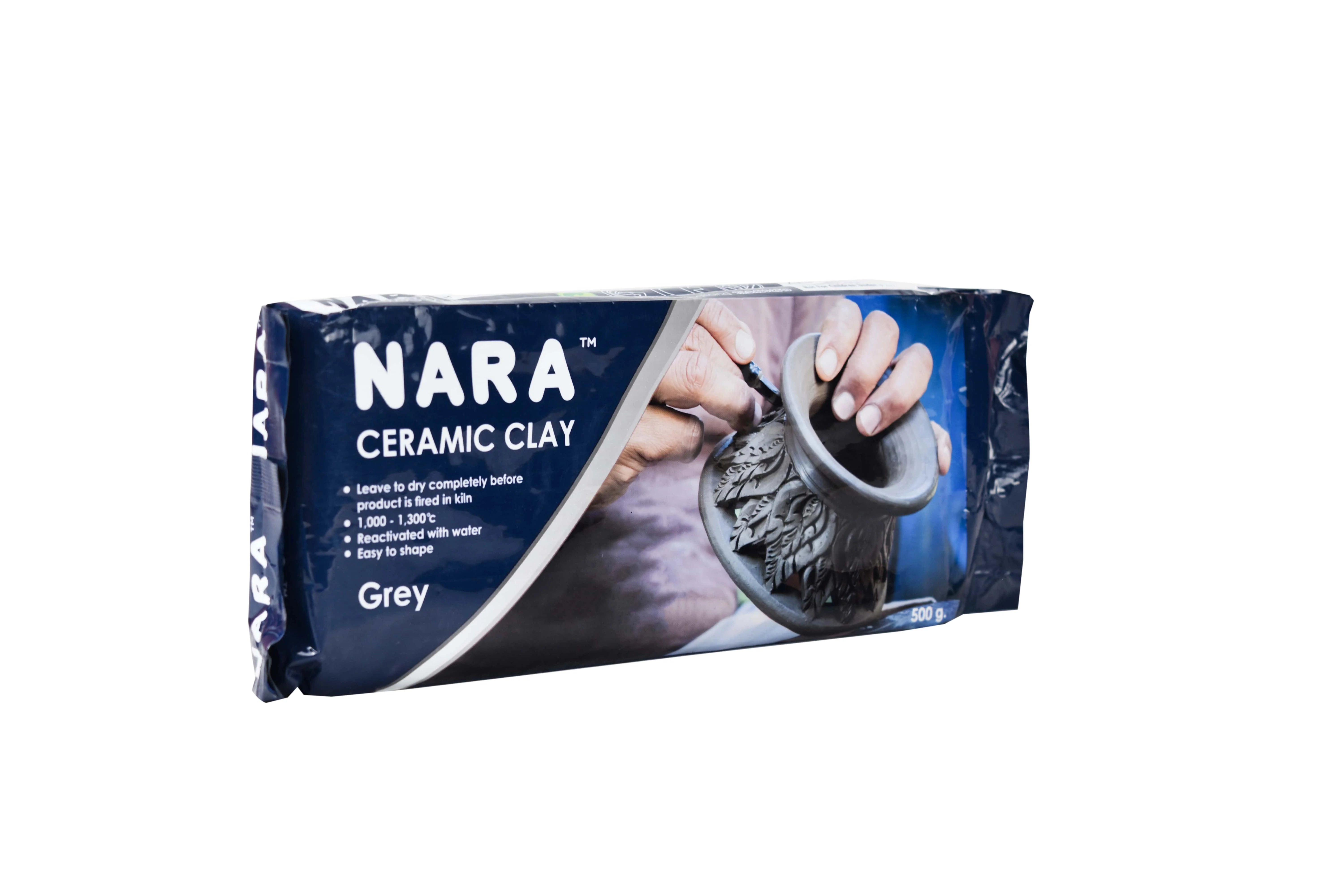 Nara Ceramic Clay 1.10lbs,(terracotta),Clay For Pottery,Thailand