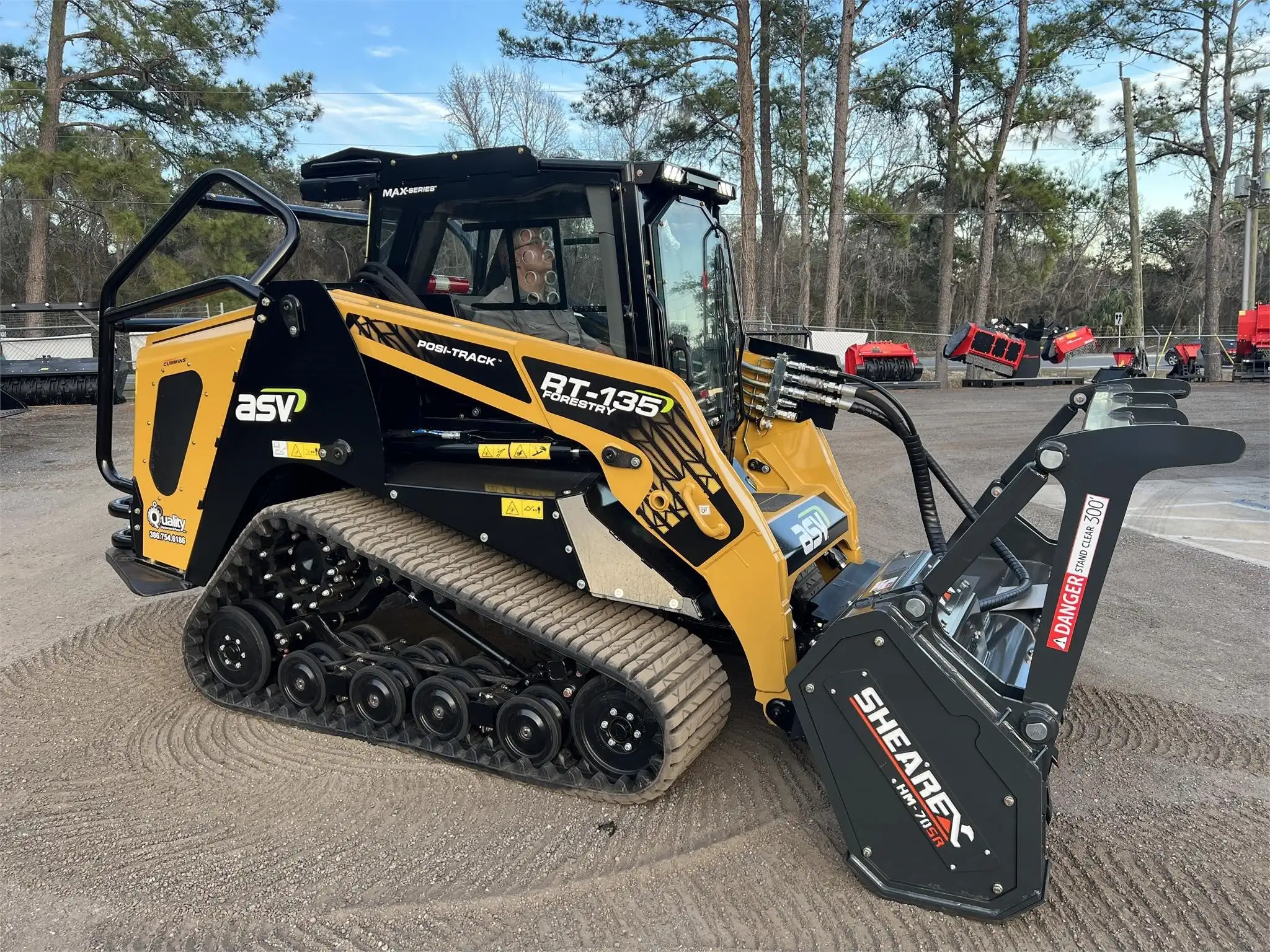 2024 Asv Posi-Track RT135F 132 HP Cummins Engine Track Skid Steer Loader Front Loader with Core Components Pump Gearbox Bearing