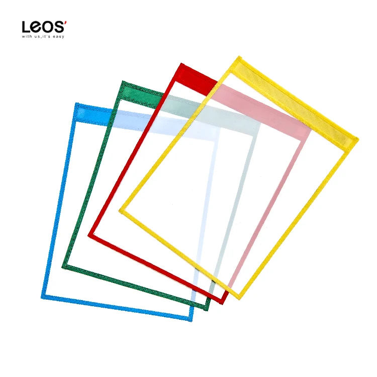 Прочные магнитные цветные сухие стирающие карманные рукава