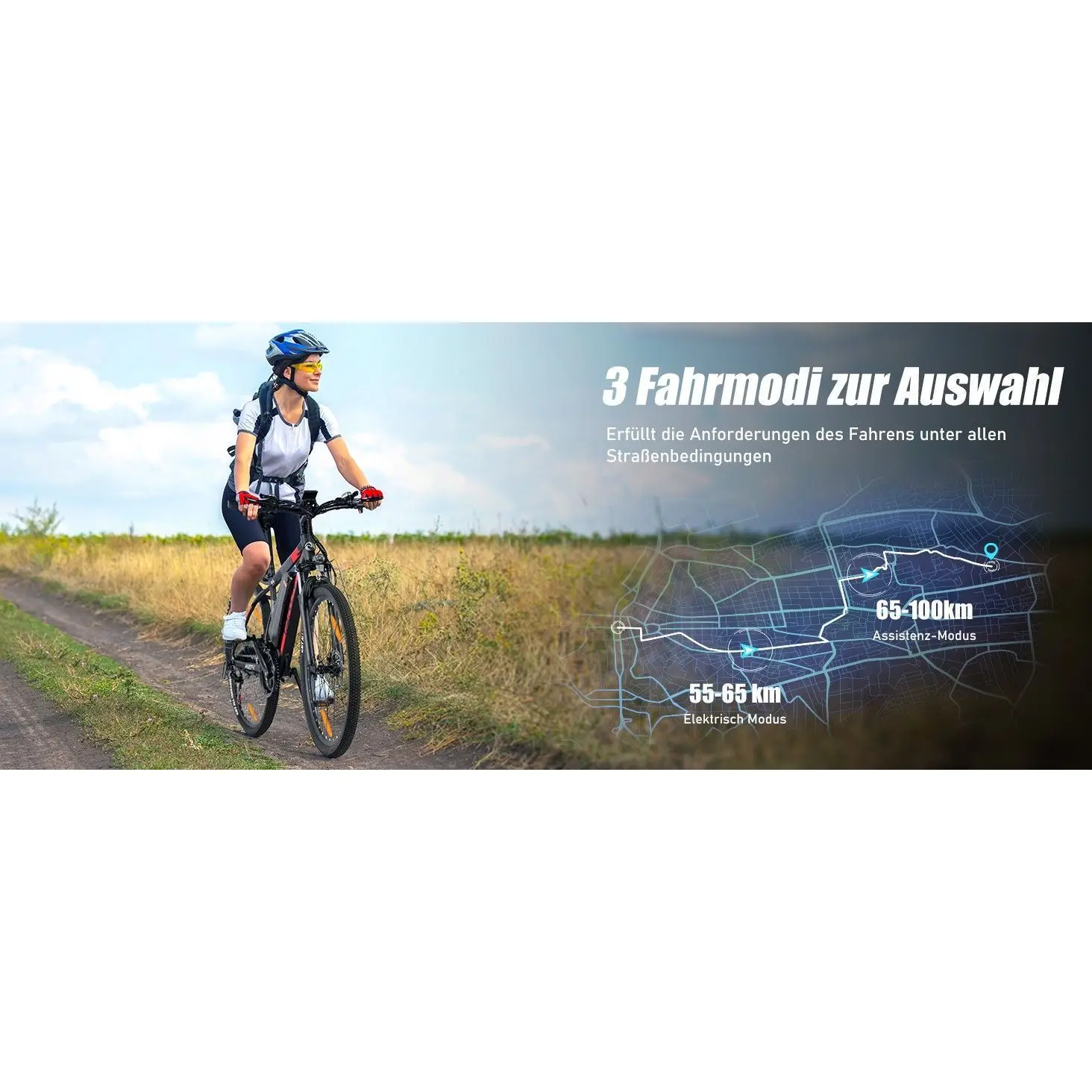 VARUN M27 Elektrofahrrad 27.5 * 1.95 Zoll Tire, 48V 13AH elektrisches Mountainbike