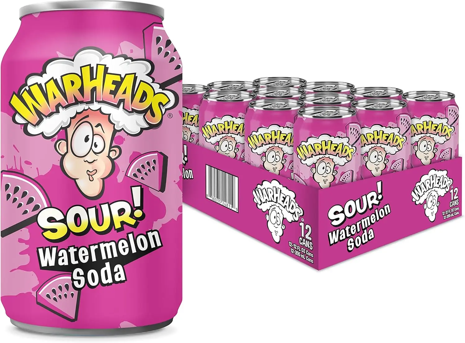 Warheads Sour! Watermelon Soda Drink Buy Warheads Drink . Sour