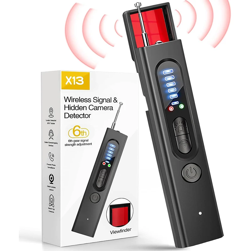 2024 NEW Style X13 Camera GPS Wireless Listening Device Mini Signal Detector Anti Spy Camera Detector