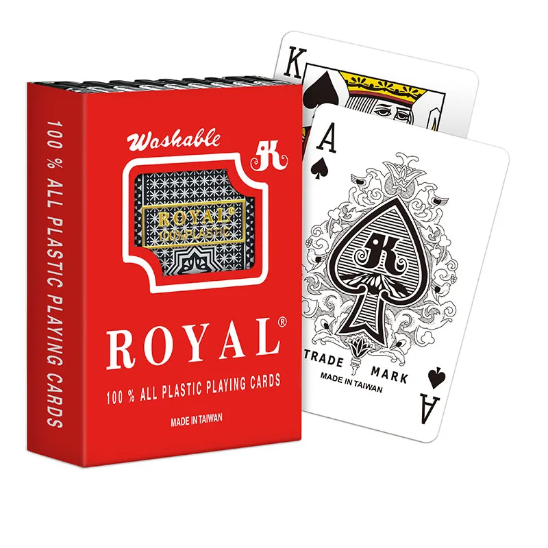 工場直送のオリジナル ROYAL プラスチック製トランプ クラシック