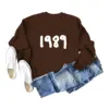 Brown sweatshirt (white text color picture)