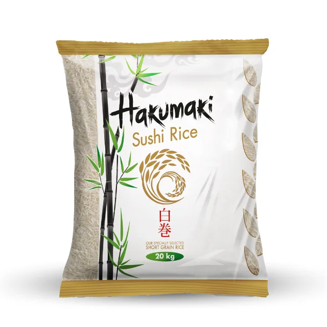Hakumaki Sushi Rice 20 kg - Premium Japanese-Style Rice for Perfect Sushi Authentic Quality