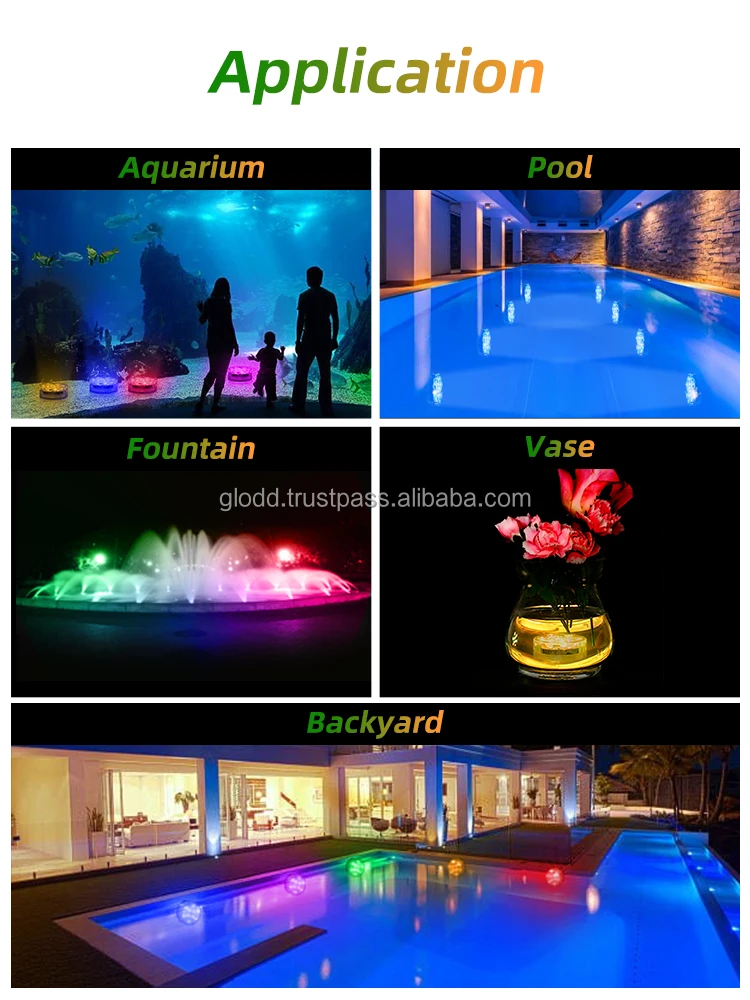 Underwater Flashing Light Waterproof Wholesale Wireless Remote Control
