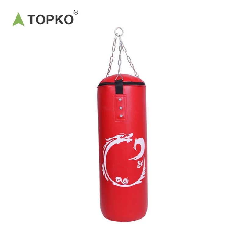 Topko High Quality Adult Boxing Sandbag Gym Fitness Equipment Heavy