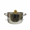 Medium Silver & Gold Pot