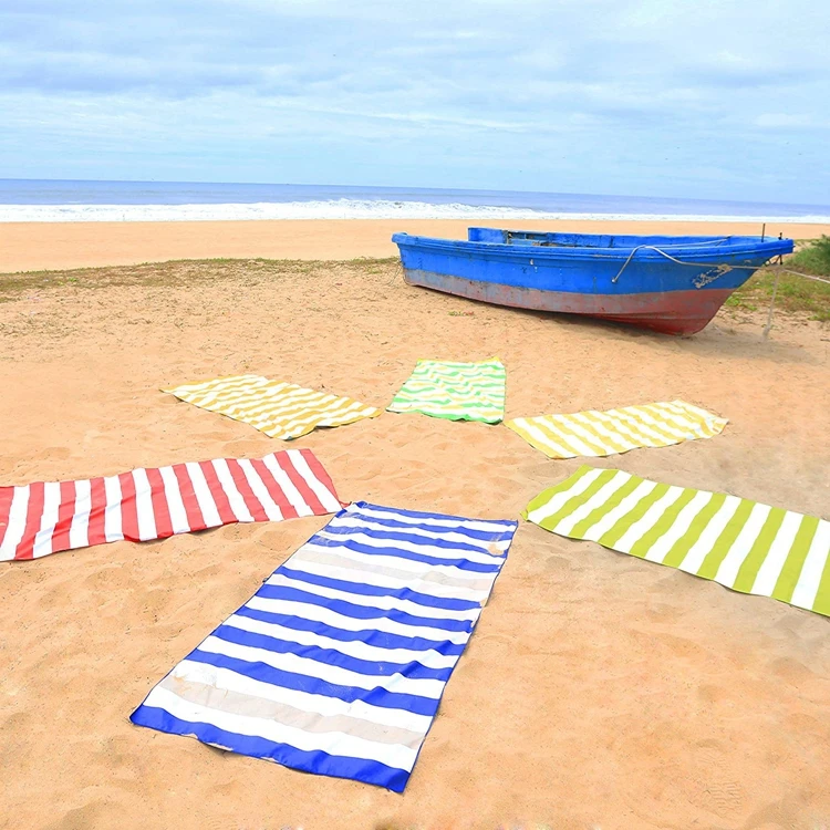 Oem wide stripped striped cotton beach towel pc microfiber cotton