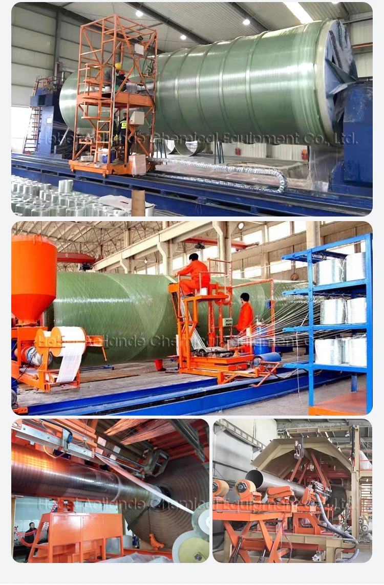 Large Diameter and Conveying Capacity FRP RPM Fiberglass Mortar Pipe ...