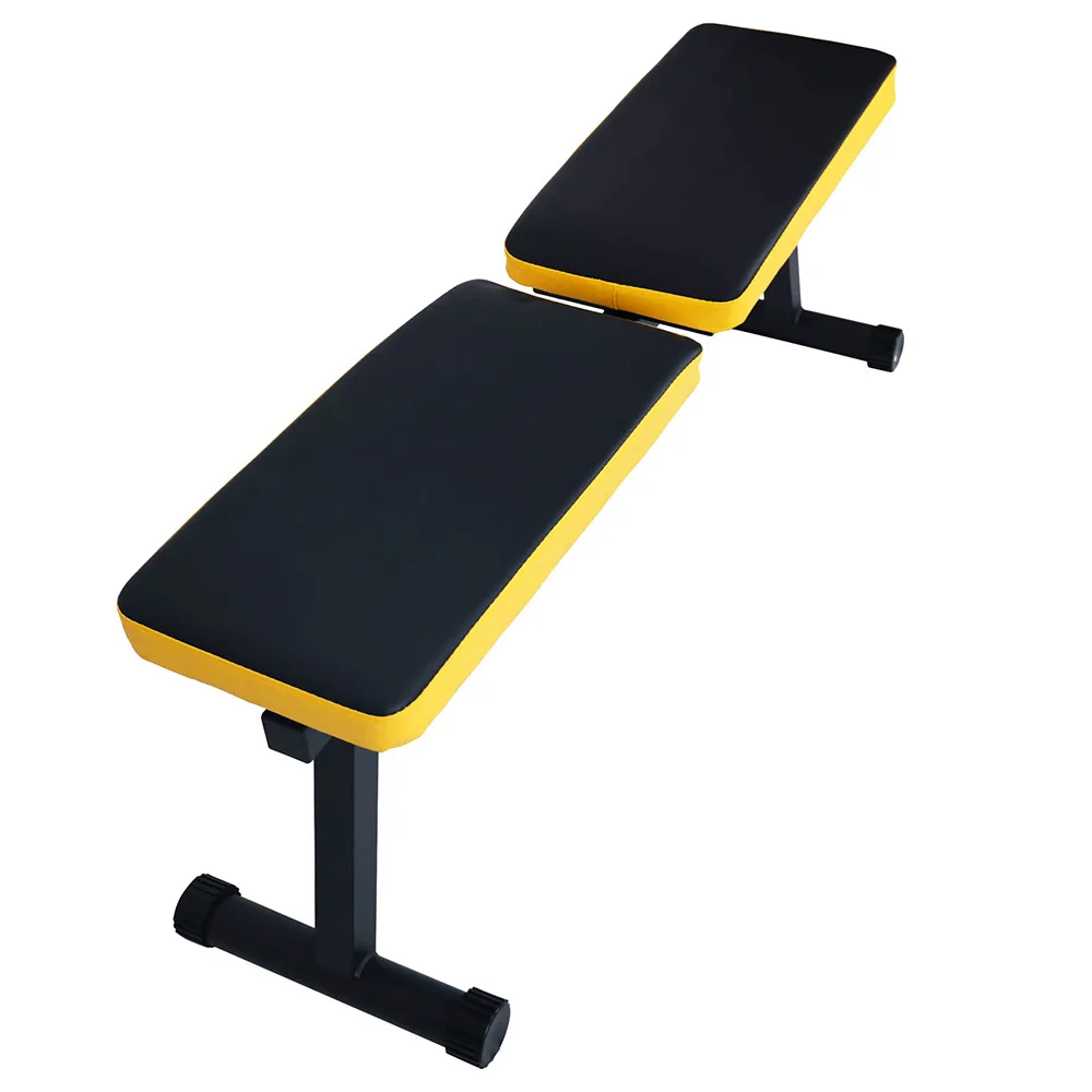 Adjustable Compact Portable Flat Bench Press Foldable Steel and Metal with product detail 3