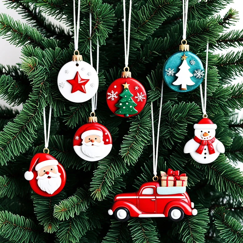Custom handmade crafts Christmas tree hanging ornaments