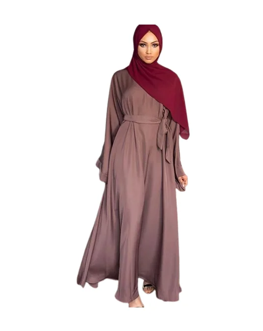 Latest Burqa Designs Muslim Islamic Clothing Burqa for Women 2023 New Arrival Causal Muslim Islamic Women Abaya Blank Burka