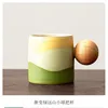 Tazza con Manico a Sfera Piccola Verde Gradiente