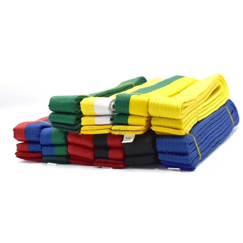 Taekwondo Colored Ranking Belts Cotton Martial Arts Judo Karate Tkd