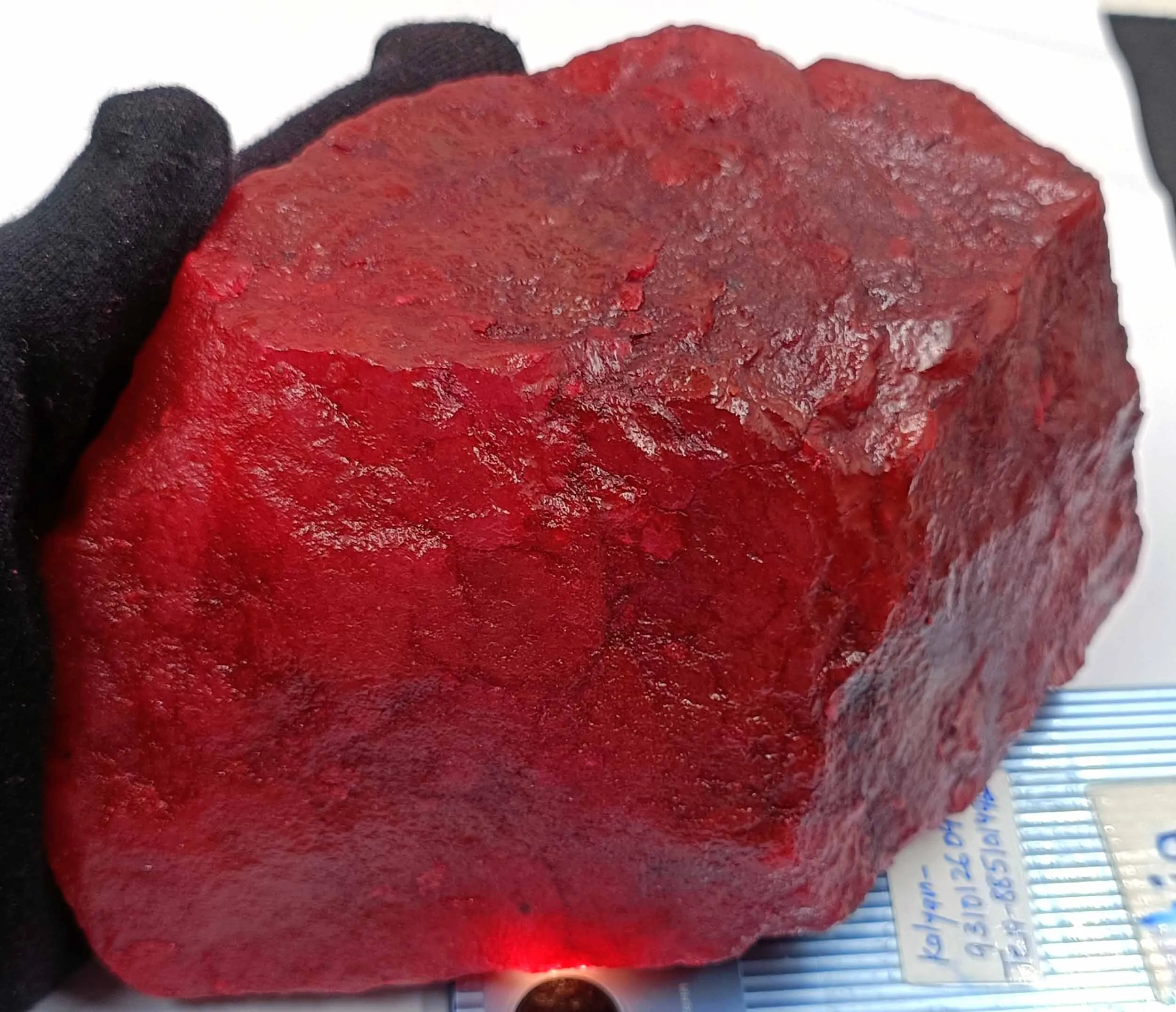 Lab Grown Red Ruby Gemstone Rough Gemstone African Ruby Gemstone Uncut Rough Exclusive Rare Collection Unique Quality Make Jewel