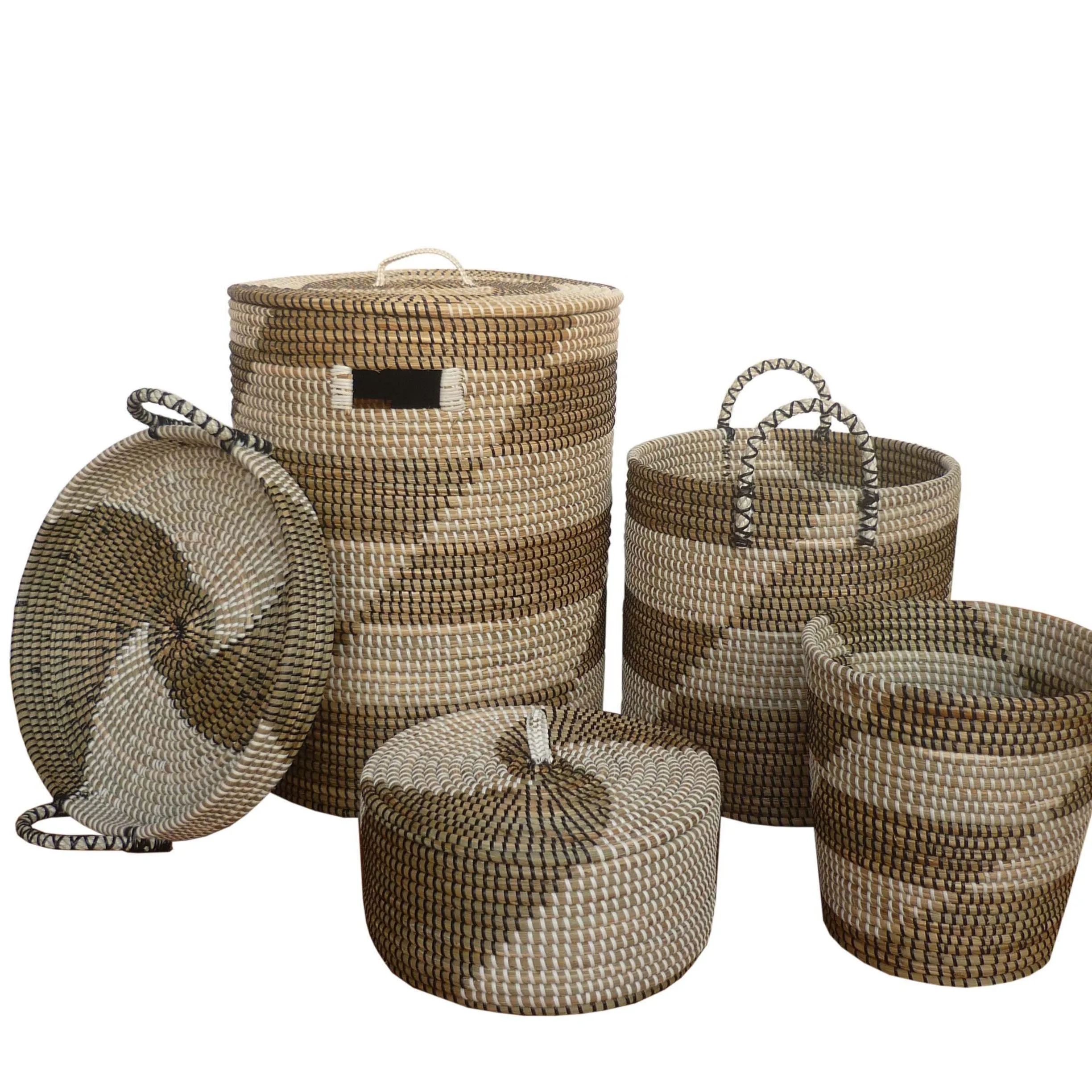 African Basket Laundry Hamper With Handles Buy Wicker Storage Basket