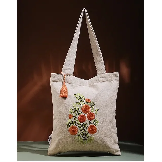 Source Bolso de mano de algodón 100% orgánico con estampado de hojas para  mujer, bolsa de mano con correas de mango, logotipo personalizado, venta al  por mayor on m.alibaba.com