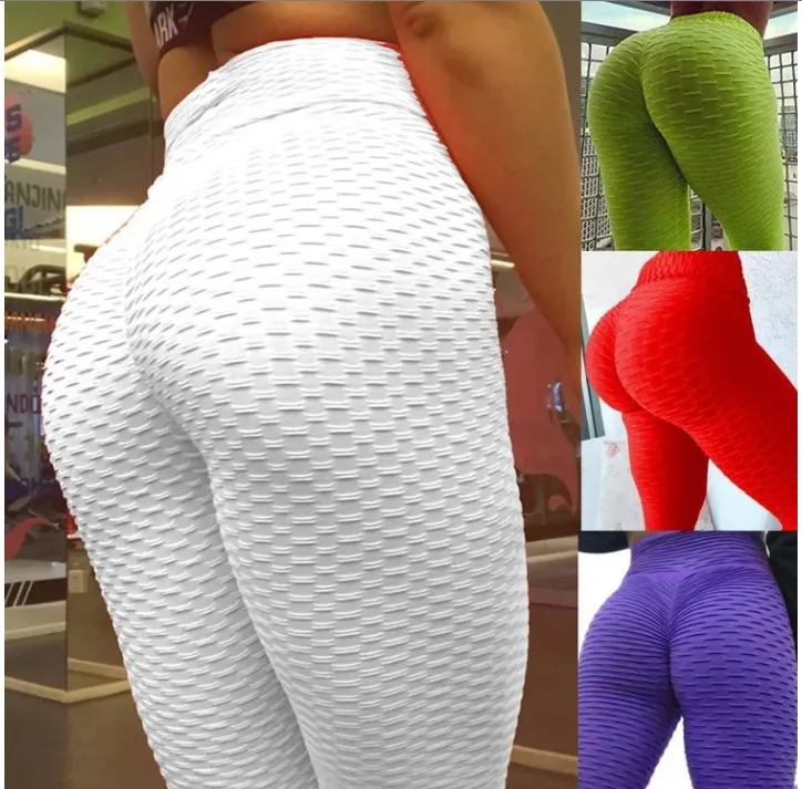 High Waist Butt Lifting Anti Cellulite Workout Leggings Women Yoga