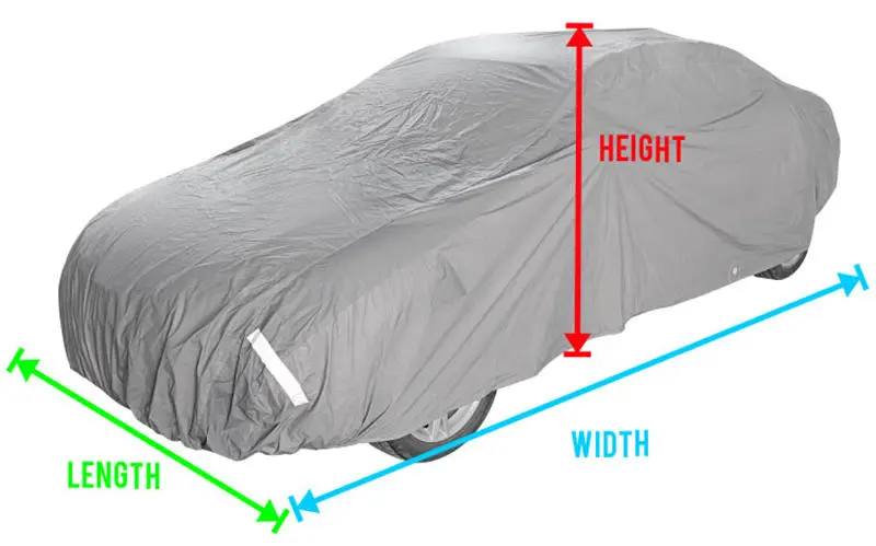STARRYHEART Universal Car Protective Cover Windshield Automatic Waterproof Car Cover
