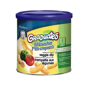 Gerber Graduates Puffs Cereal Snack 1.48 Ounce 6 Count Sweet Potato Dried Fruit with Other Natural Flavors Bulk Packaging